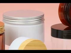 PET ダブルレイヤ クリーム グラス 15ml-100ml スクリュー 蓋付き