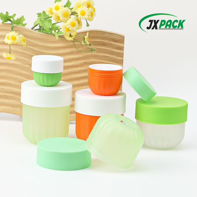 PPプラスチック化粧品クリームジャー50g、スクリューキャップ付き