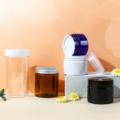 Plastic wide-mouthed bottles for cosmetic packaging and food honey jars