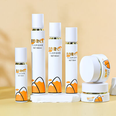 リーク防止 環境に優しいカスタマイズ可能なガラス化粧品ボトルセット