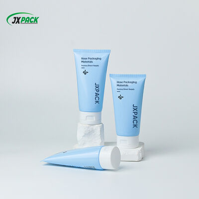 120ml PE コスメティックチューブ フリップトップキャップ - 皮膚ケアパッケージ用のカスタマイズ可能なプラスチックスプレイスチューブ